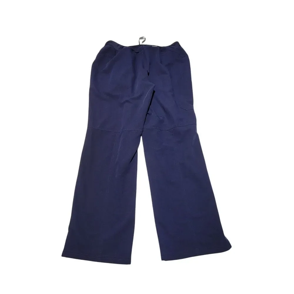 Figs Mens 3XLT Blue Straight Leg Technical Collection Pockets Pants FLAW‎